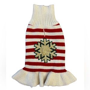 🤩 SALE Holiday Tails Dog Snowflake Sweater